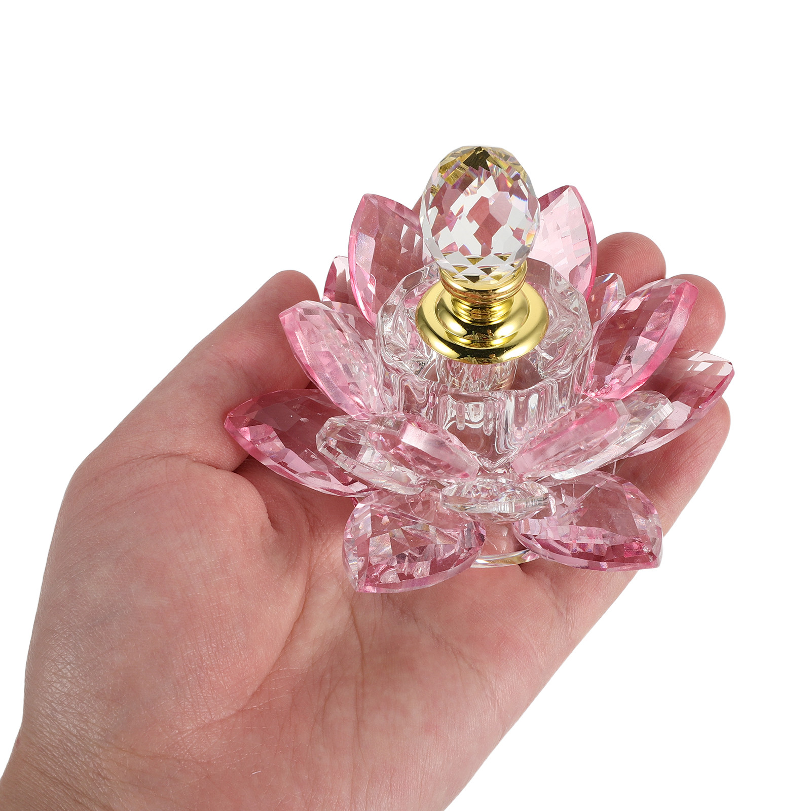 Perfume Fragrance Refill - Crystal Lotus Flower Perfume Bottle Ornament