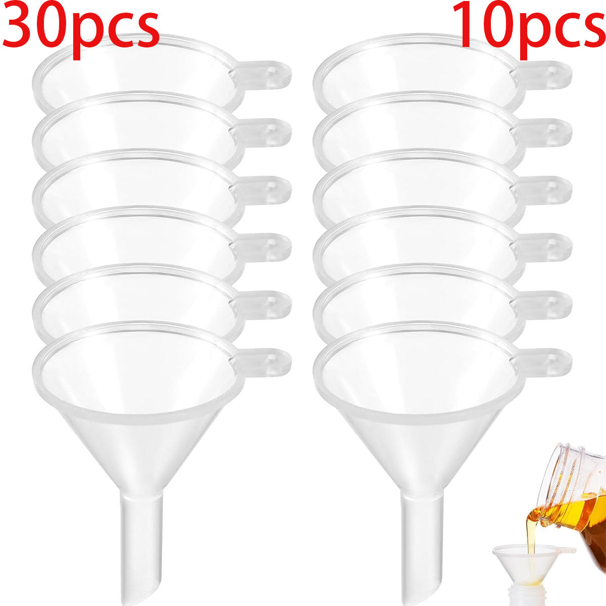 Fragrance Atomizer Pump - 10/30pcs Mini Funnel Plastic Narrow Mouth