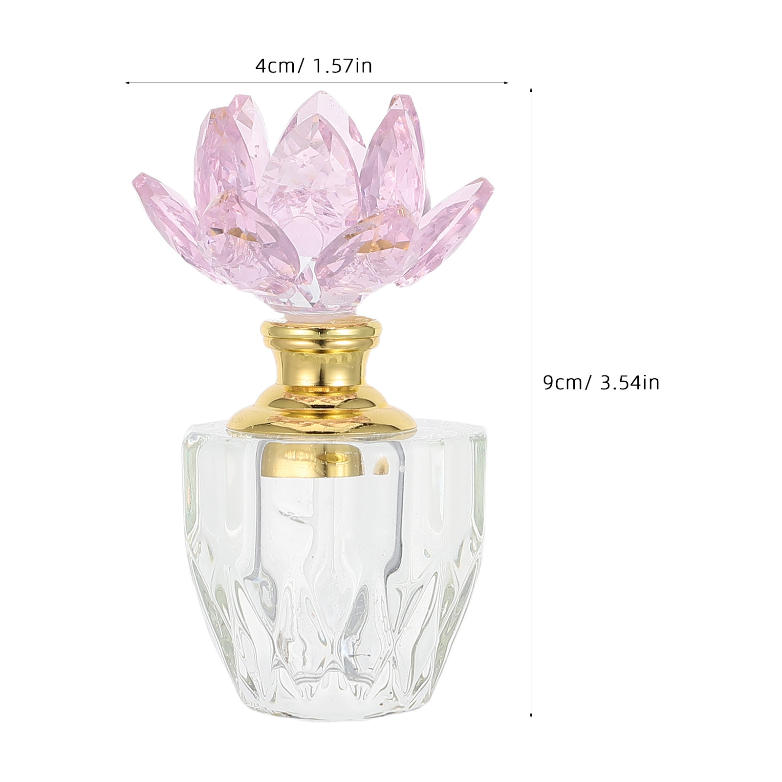 Crystal Perfume Bottle Elegant - Perfume Fragrance Refill recension och pris