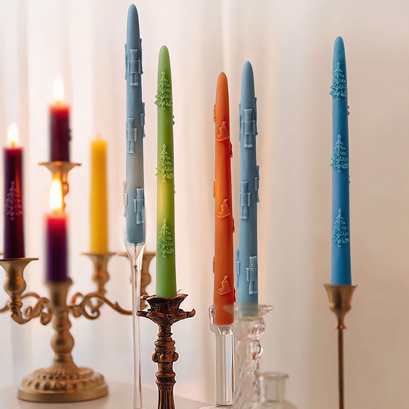 Christmas Long Candle Silicone - Perfume Fragrance Stick recension och pris