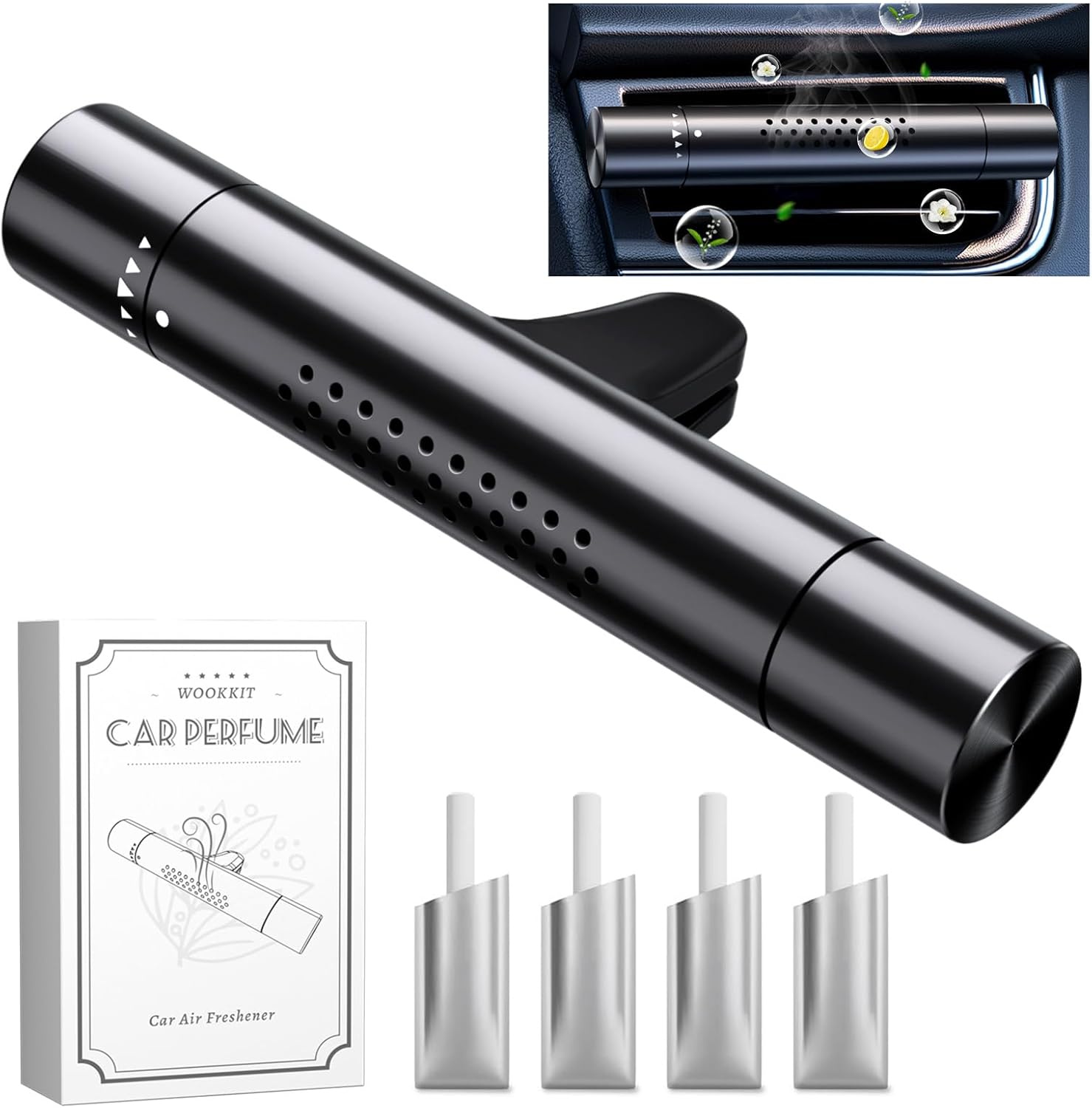 Cylindrical Car Vent Perfume   - Perfume Fragrance Stick recension och pris