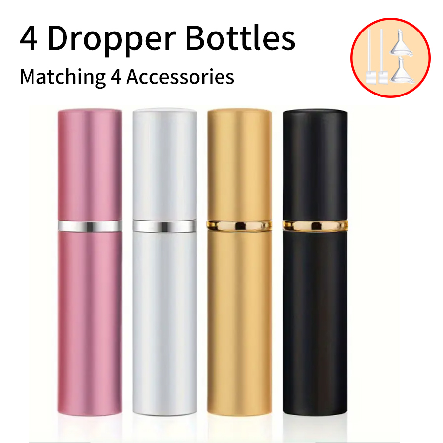 4pcs+4 Accessories 5ml Refilla - Fragrance Atomizer Pump recension och pris