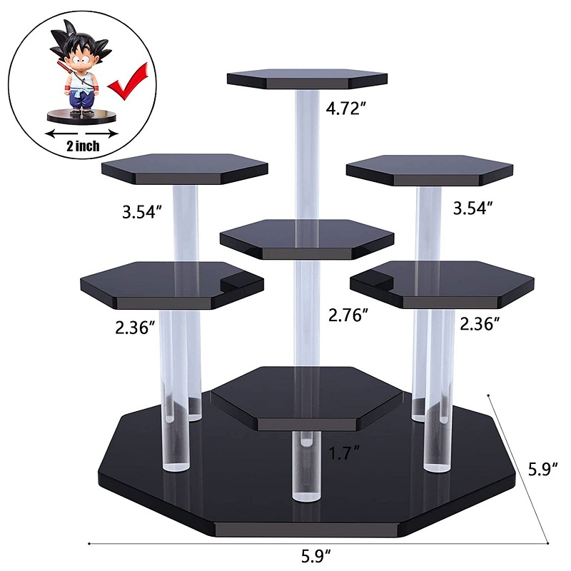 7-Tier Clear Acrylic Display S - Perfume Fragrance Holder recension och pris